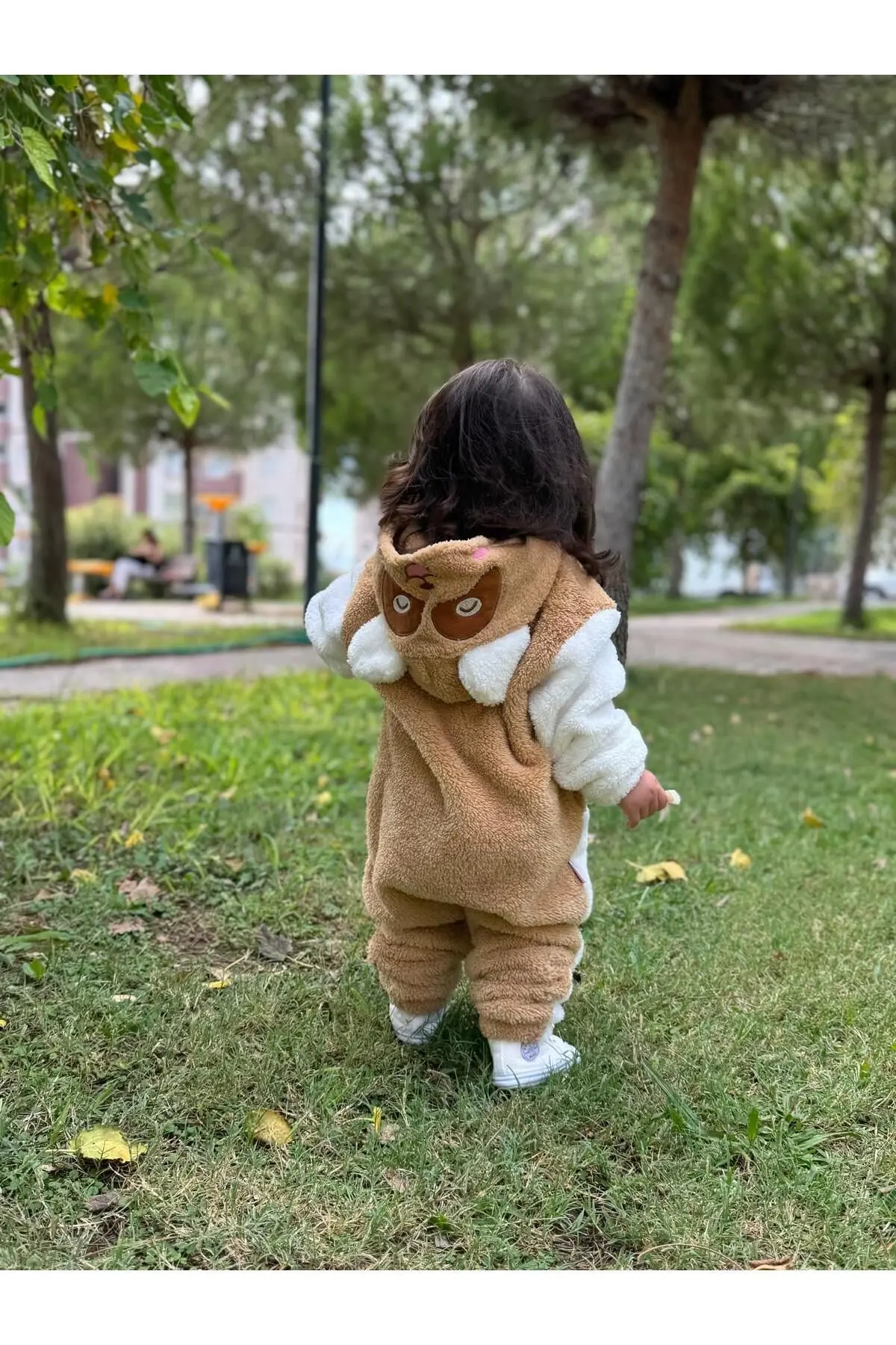 Welsoft Peluş Unisex Fermuarlı Panda Bebek Uyku Tulumu