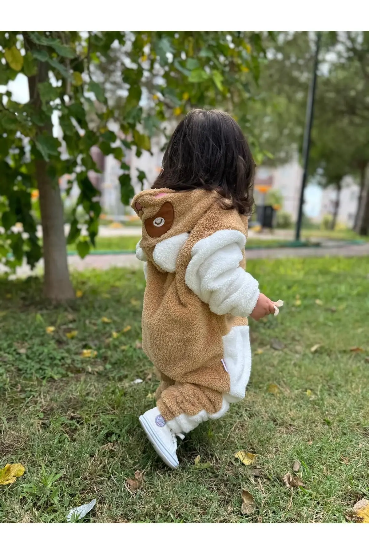 Welsoft Peluş Unisex Fermuarlı Panda Bebek Uyku Tulumu