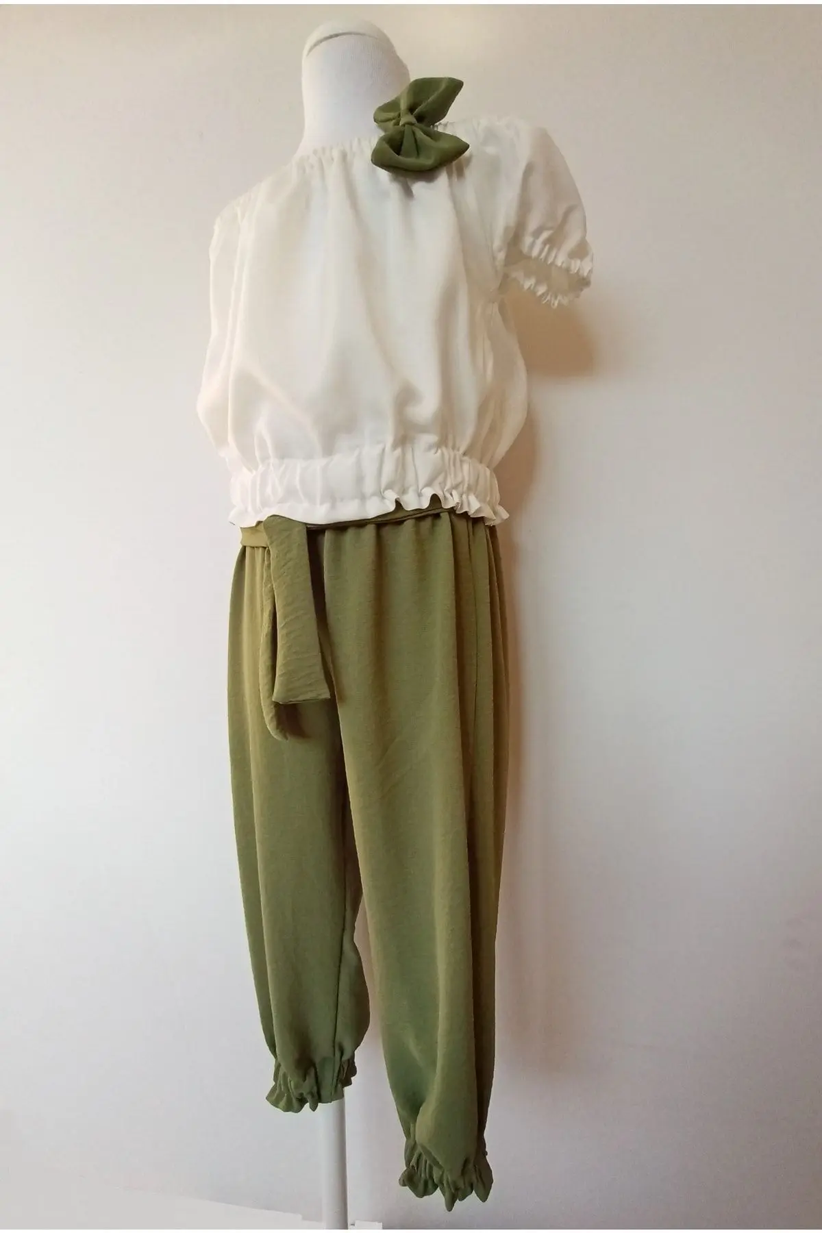 moms and babies Kız Çocuk Büstiyerli Pantolon Takım