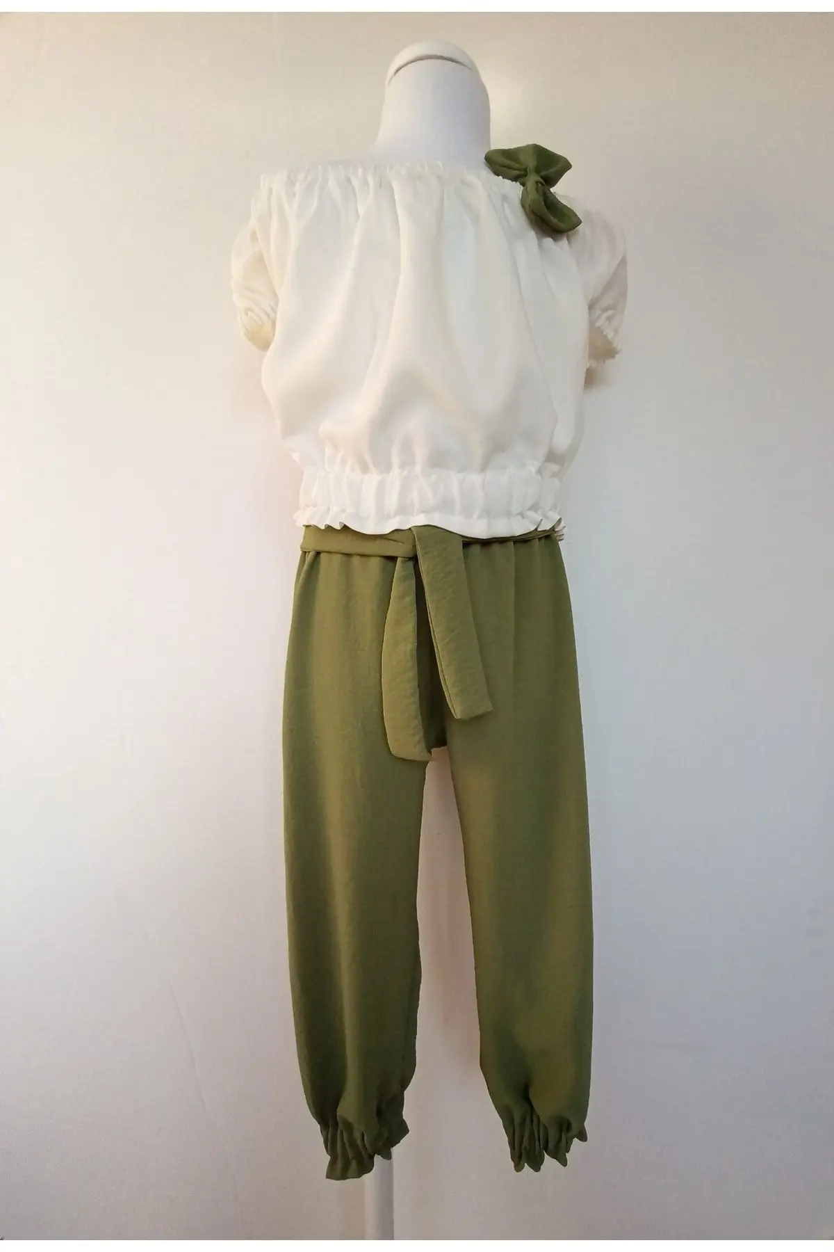 Kız Çocuk Büstiyerli Pantolon Takım