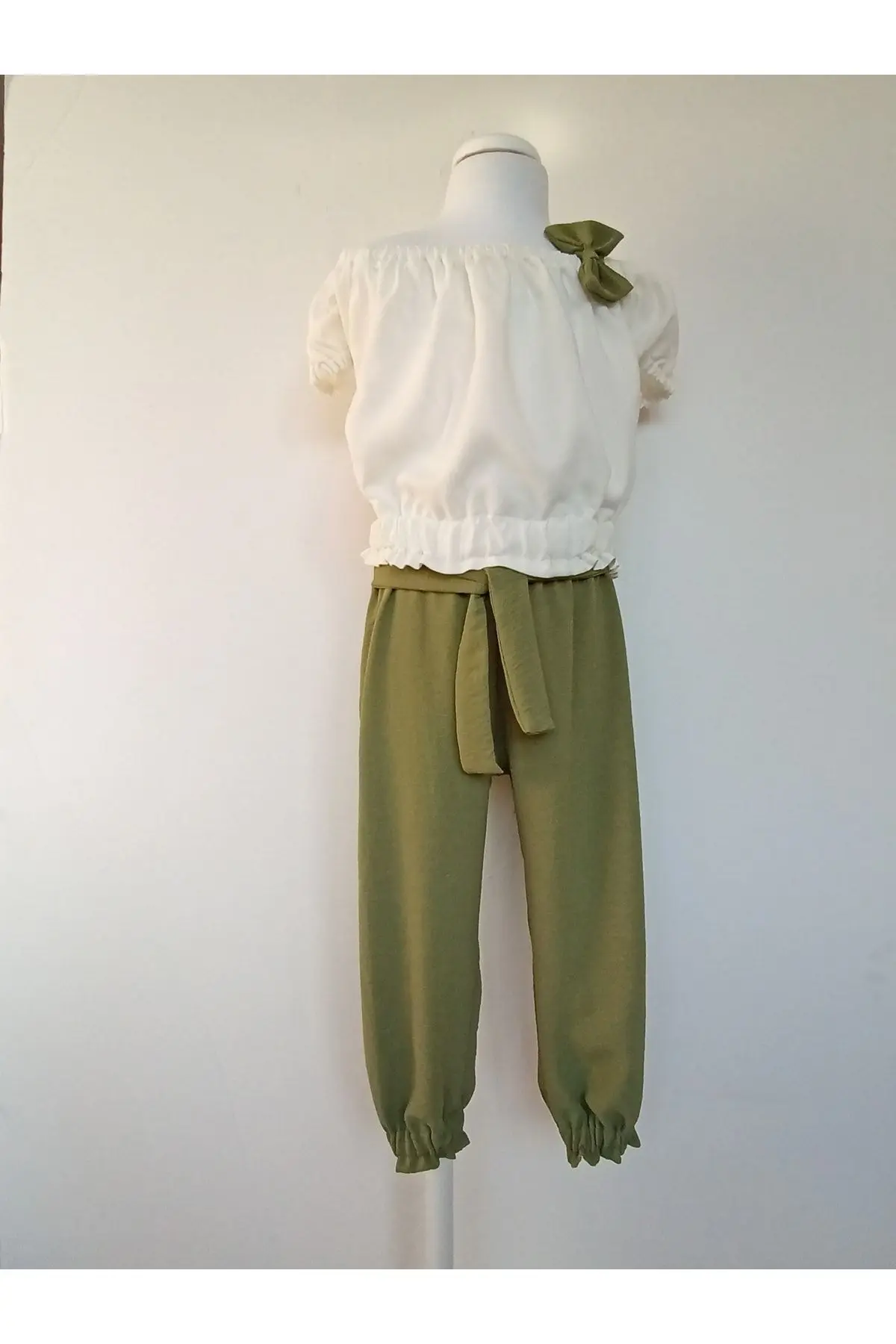 Kız Çocuk Büstiyerli Pantolon Takım