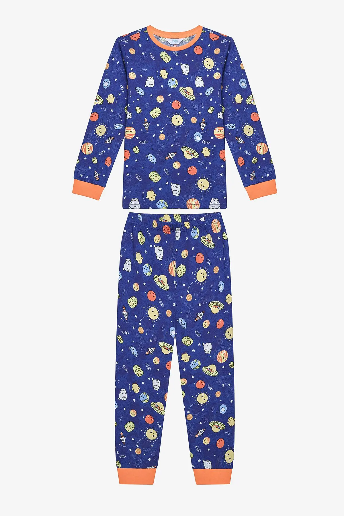 Erkek Çocuk Space 2li Çok Renkli Pijama Takımı