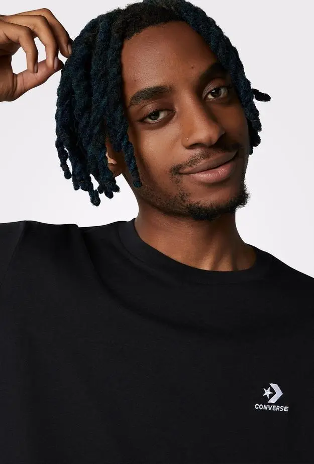 Converse Go-To Unisex Siyah T-Shirt