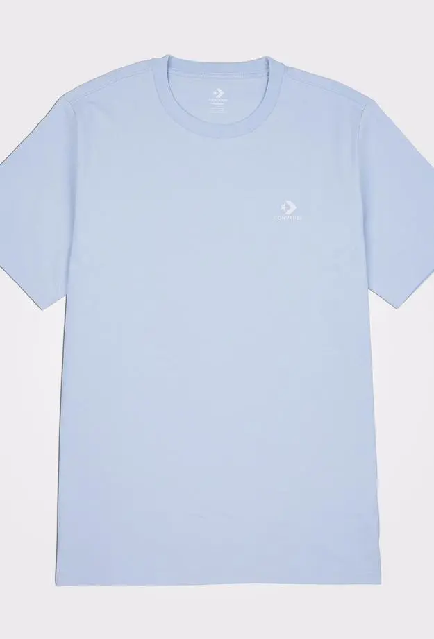 Converse Go-To Star Chevron Standard-Fit Unisex Mavi T-Shirt