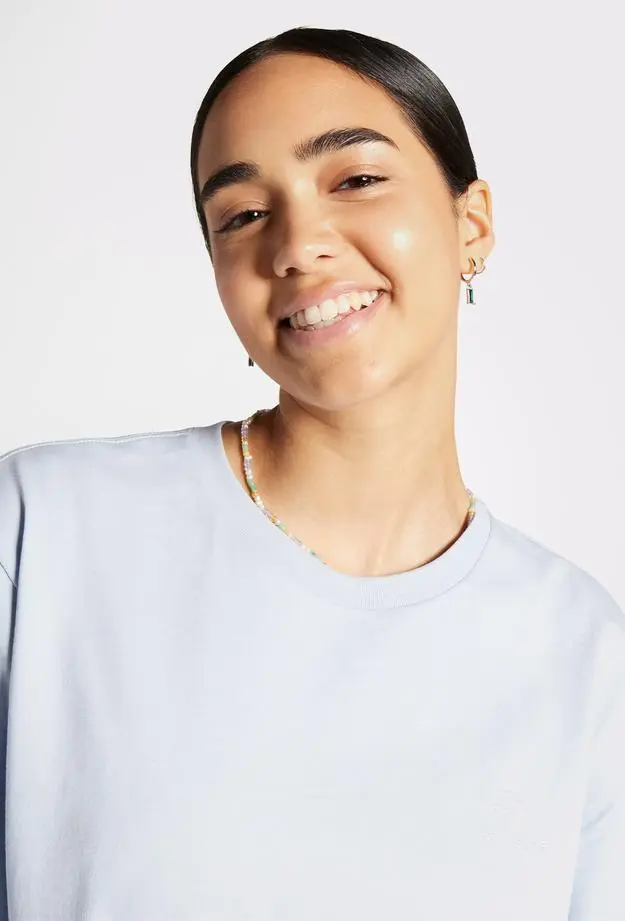 Converse Go-To Star Chevron Standard-Fit Unisex Mavi T-Shirt