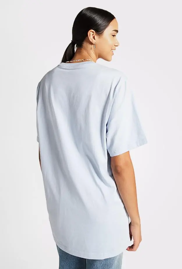 Converse Go-To Star Chevron Standard-Fit Unisex Mavi T-Shirt