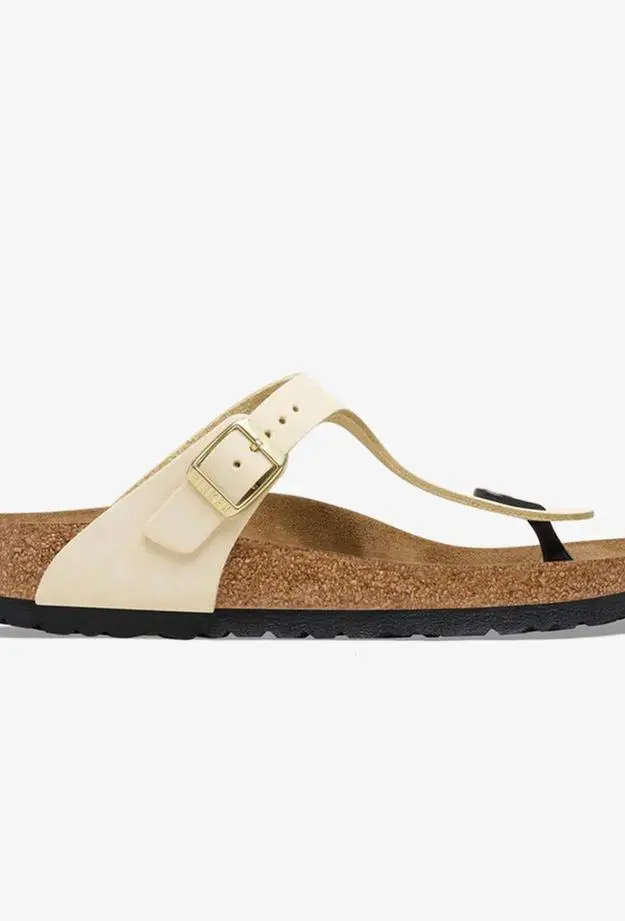 Birkenstock Gizeh Nu Kadın Krem Rengi Terlik
