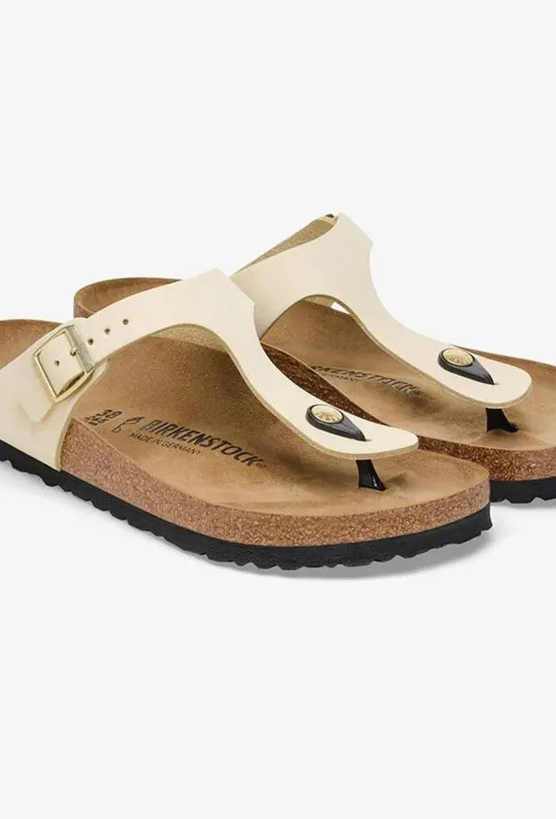 Birkenstock Gizeh Nu Kadın Krem Rengi Terlik