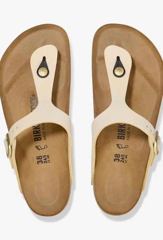 Birkenstock Gizeh Nu Kadın Krem Rengi Terlik
