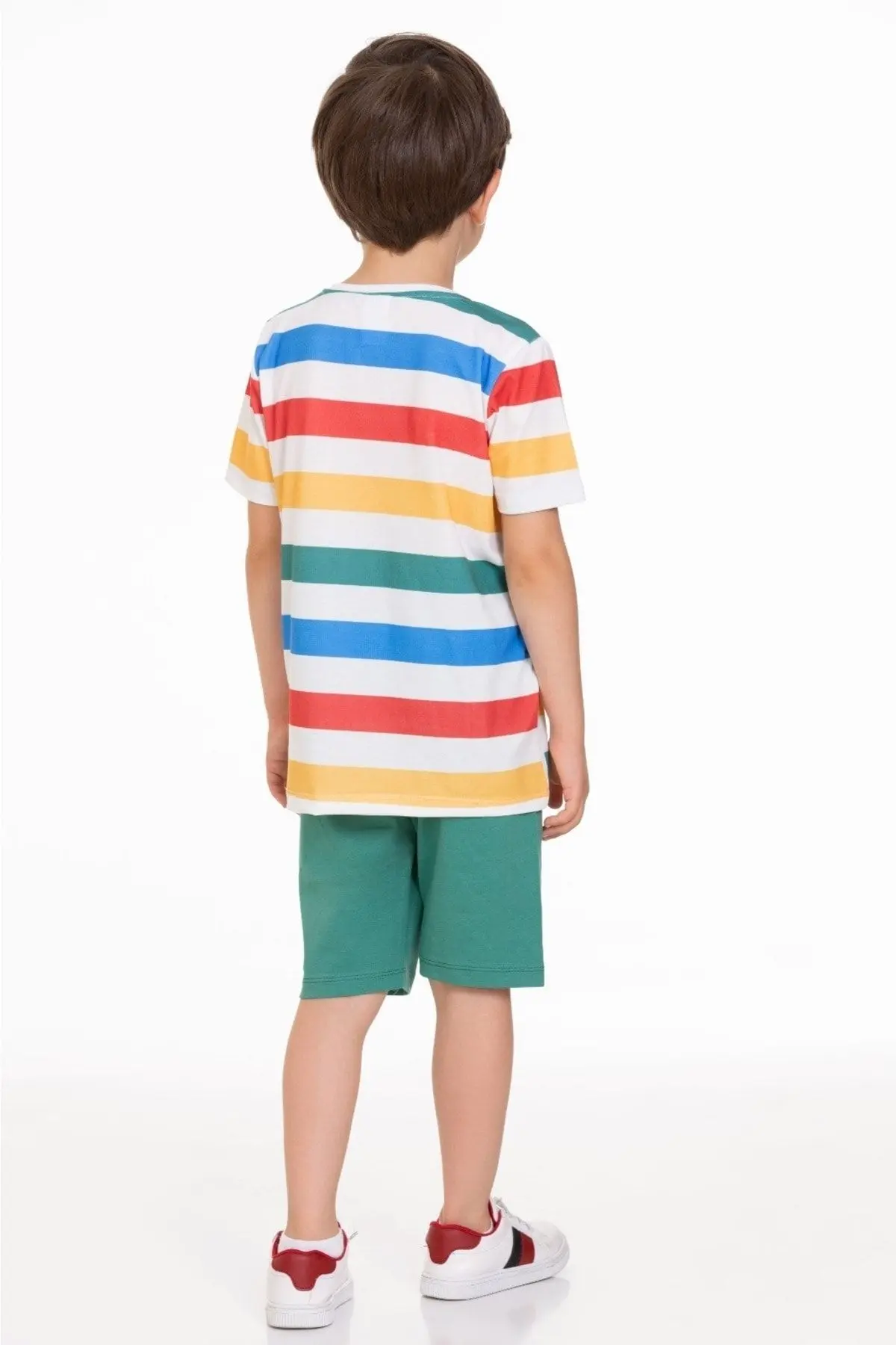 Balıklı Dinozor Baskılı Anaokulu Kreş Takımı