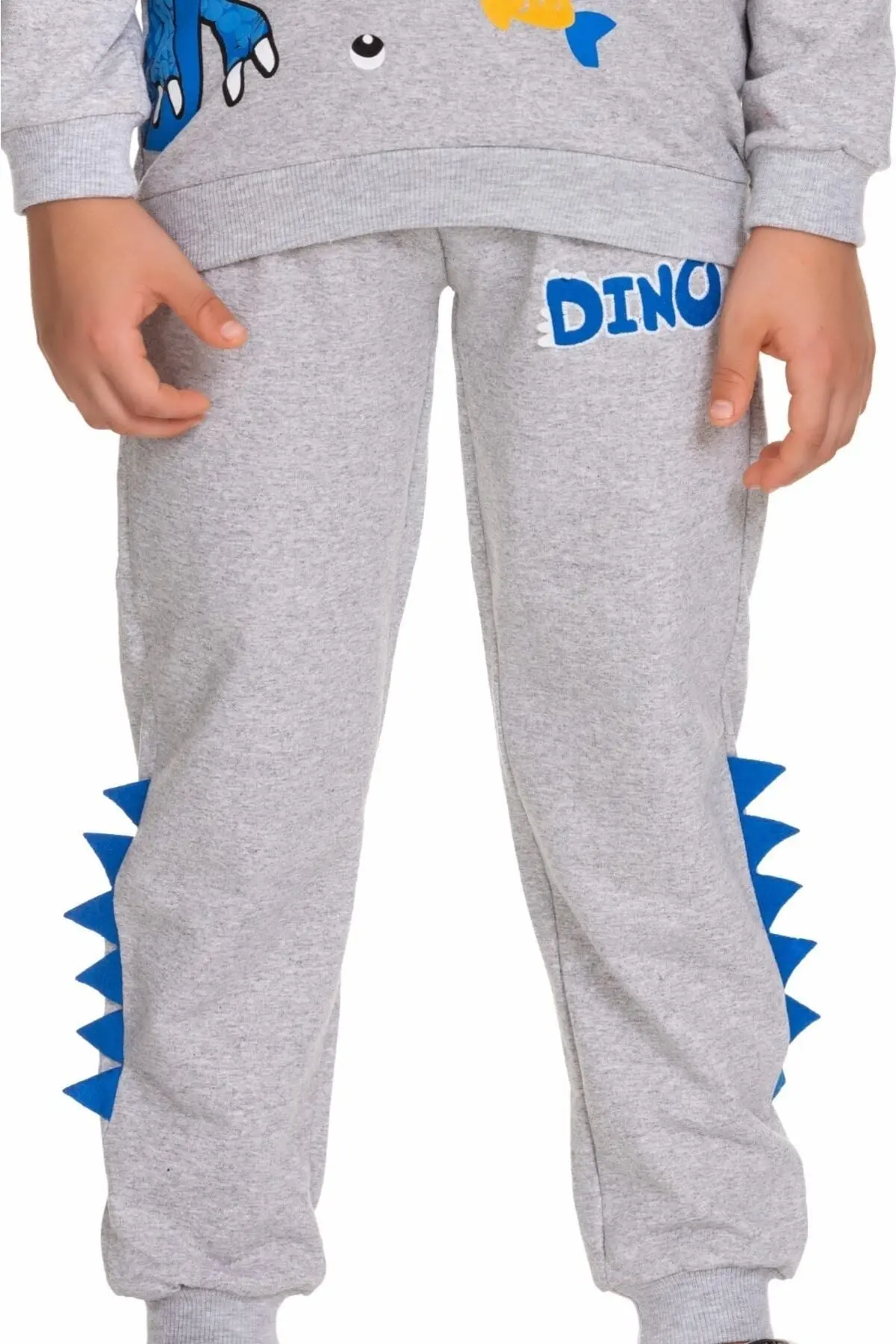 Balıklı Dinozor Baskılı Anaokulu Kreş Takımı