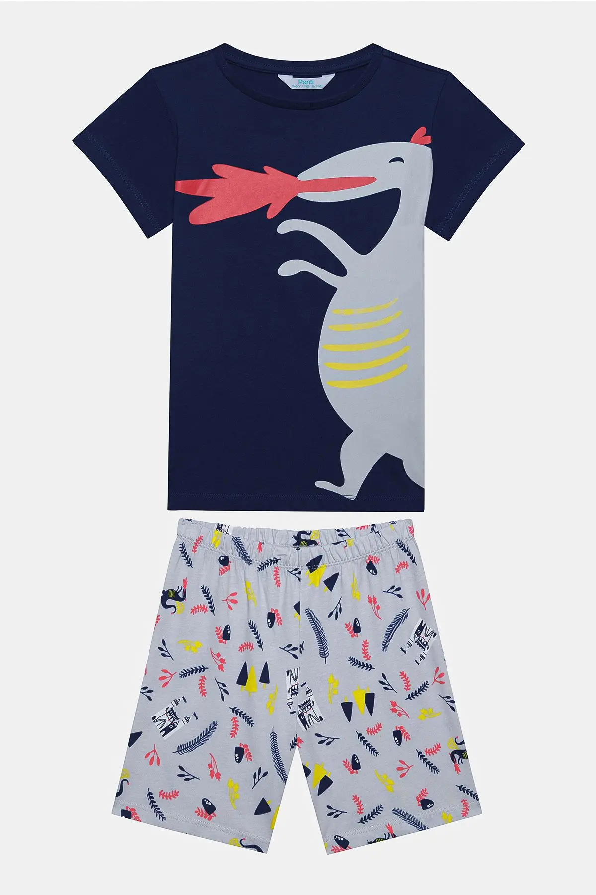 Erkek Çocuk Superknight 2li Çok Renkli Pijama Takımı