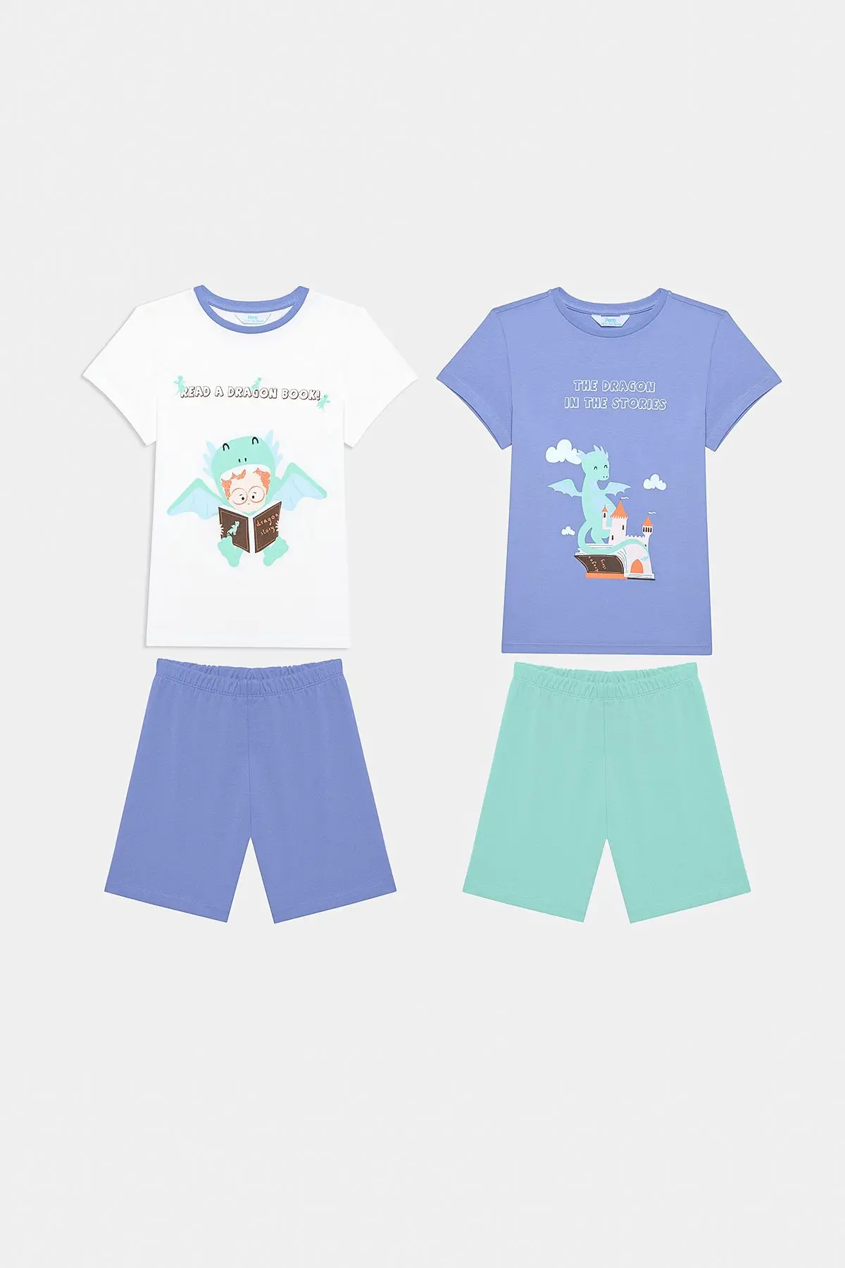 Penti Erkek Çocuk Dragon Book 2li Çok Renkli Pijama Takımı