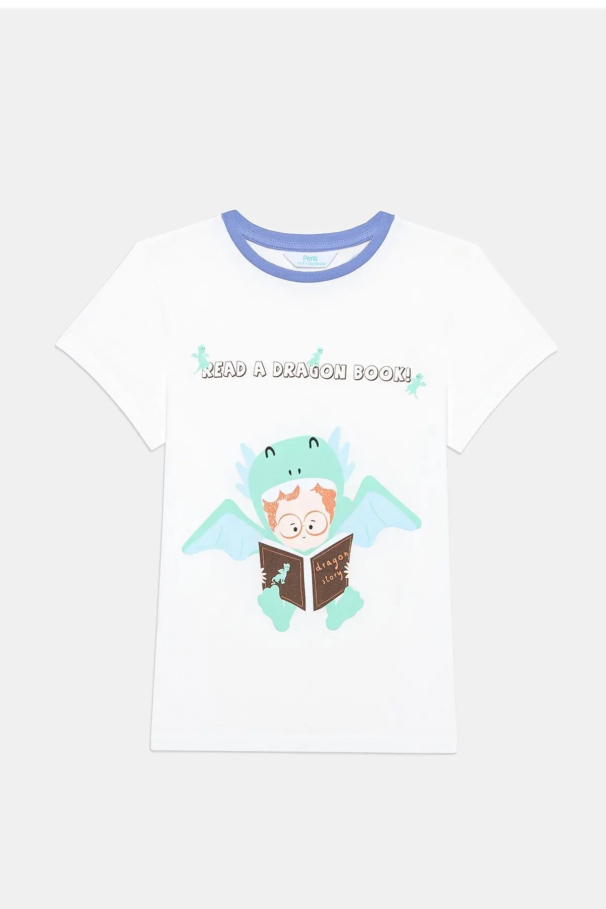 Erkek Çocuk Dragon Book 2li Çok Renkli Pijama Takımı