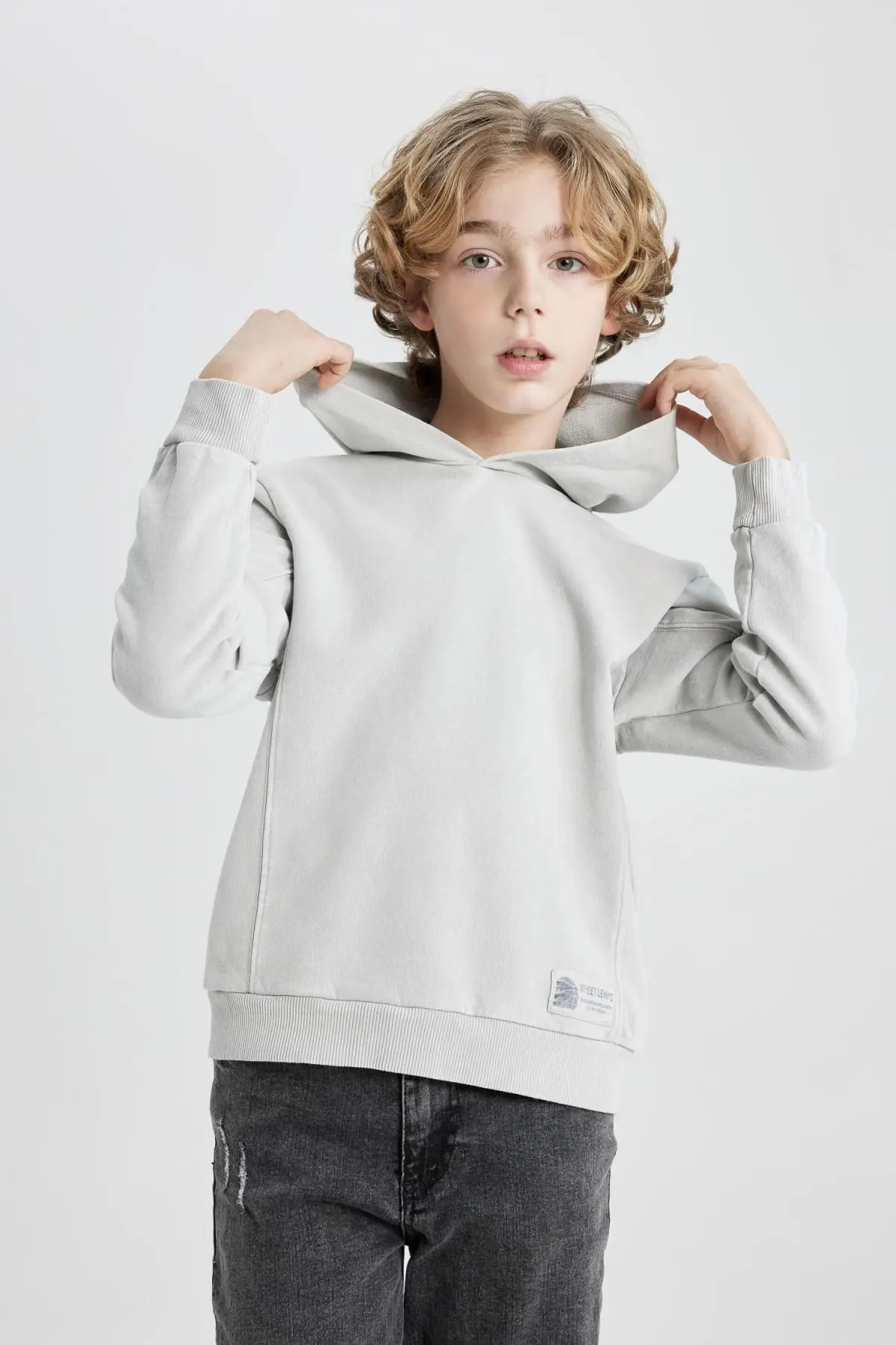 Erkek Çocuk Kapüşonlu Sweatshirt B7365A824SP