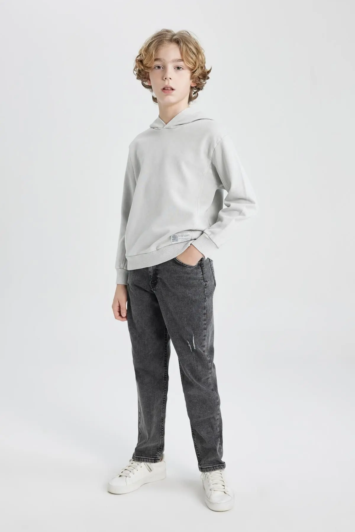 Erkek Çocuk Kapüşonlu Sweatshirt B7365A824SP