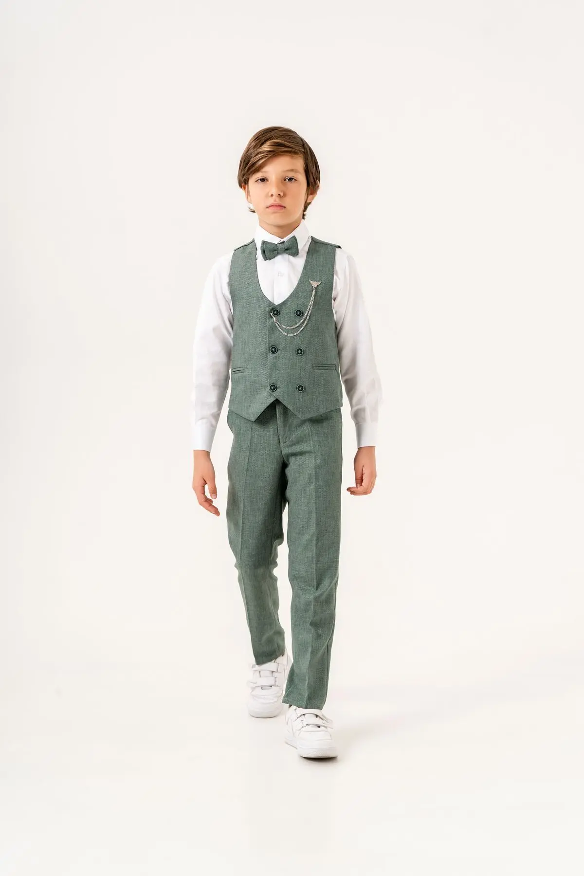 Planet Yelekli Erkek Çocuk Takım Elbise