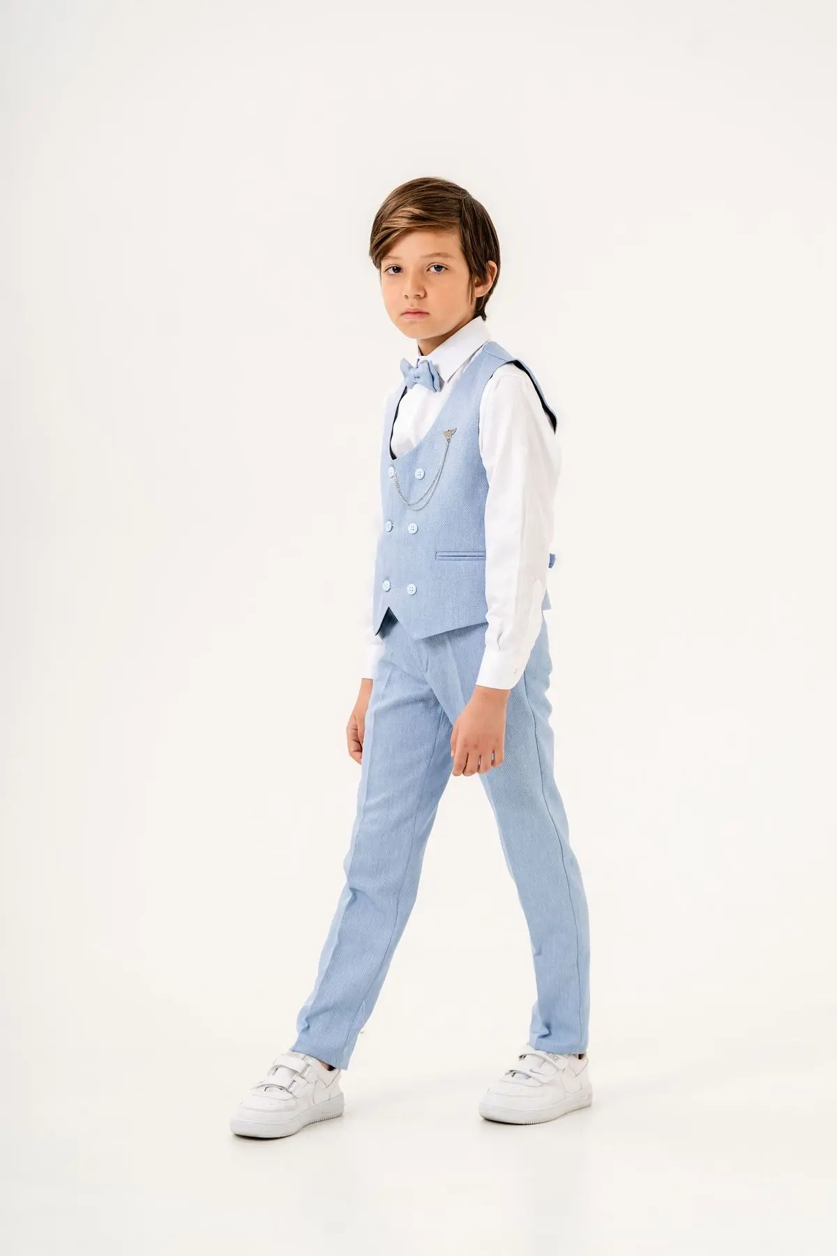 Planet Yelekli Erkek Çocuk Takım Elbise