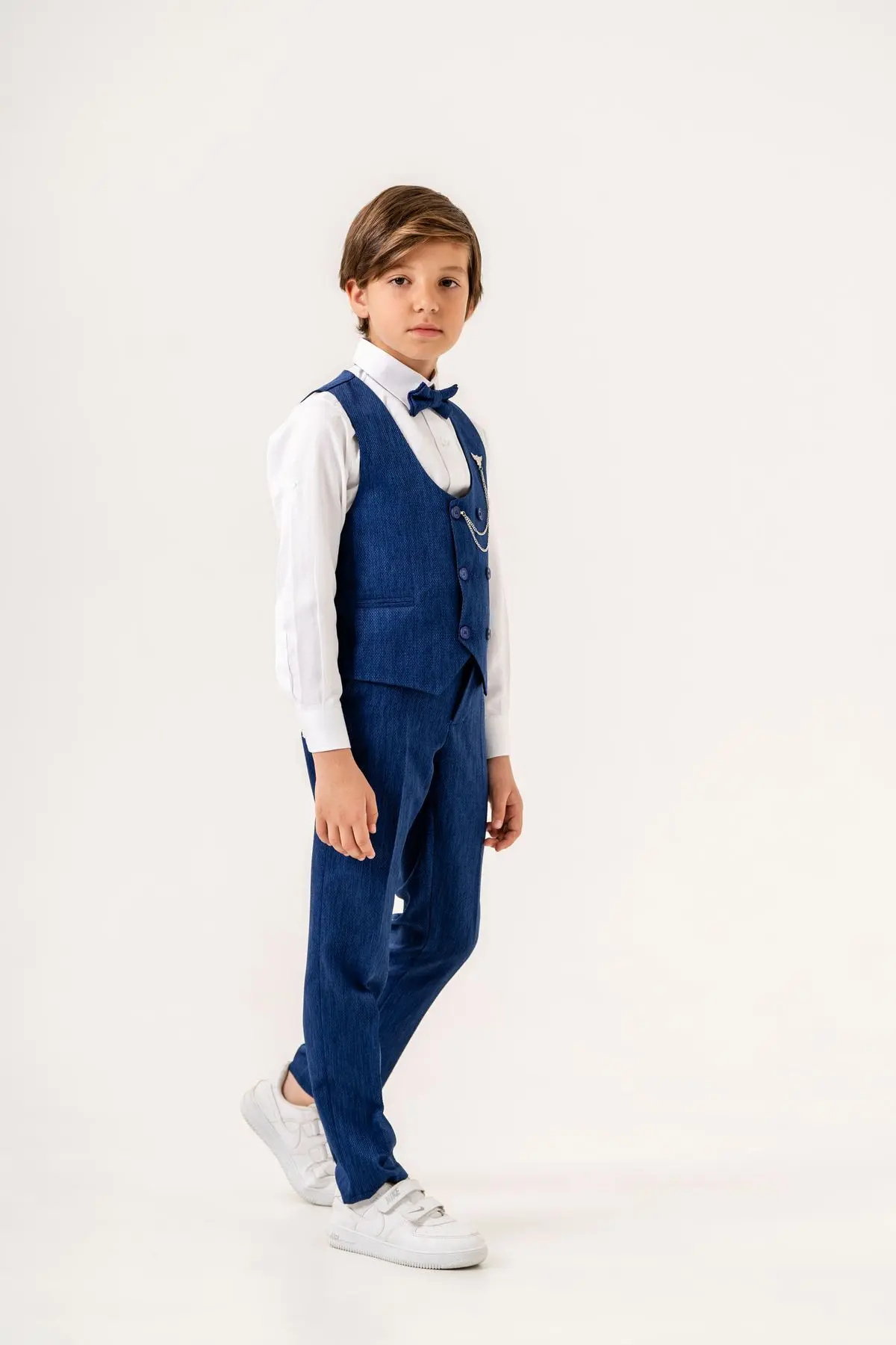 Planet Yelekli Erkek Çocuk Takım Elbise