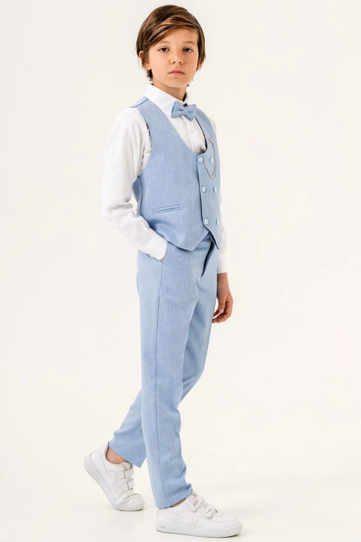 carino's kids Planet Yelekli Erkek Çocuk Takım Elbise