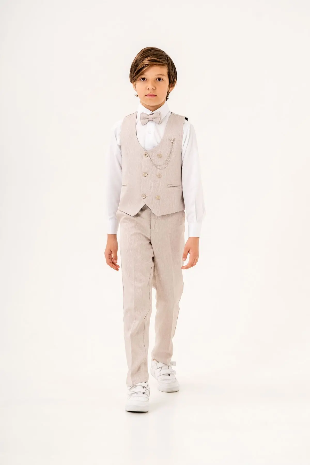 Planet Yelekli Erkek Çocuk Takım Elbise