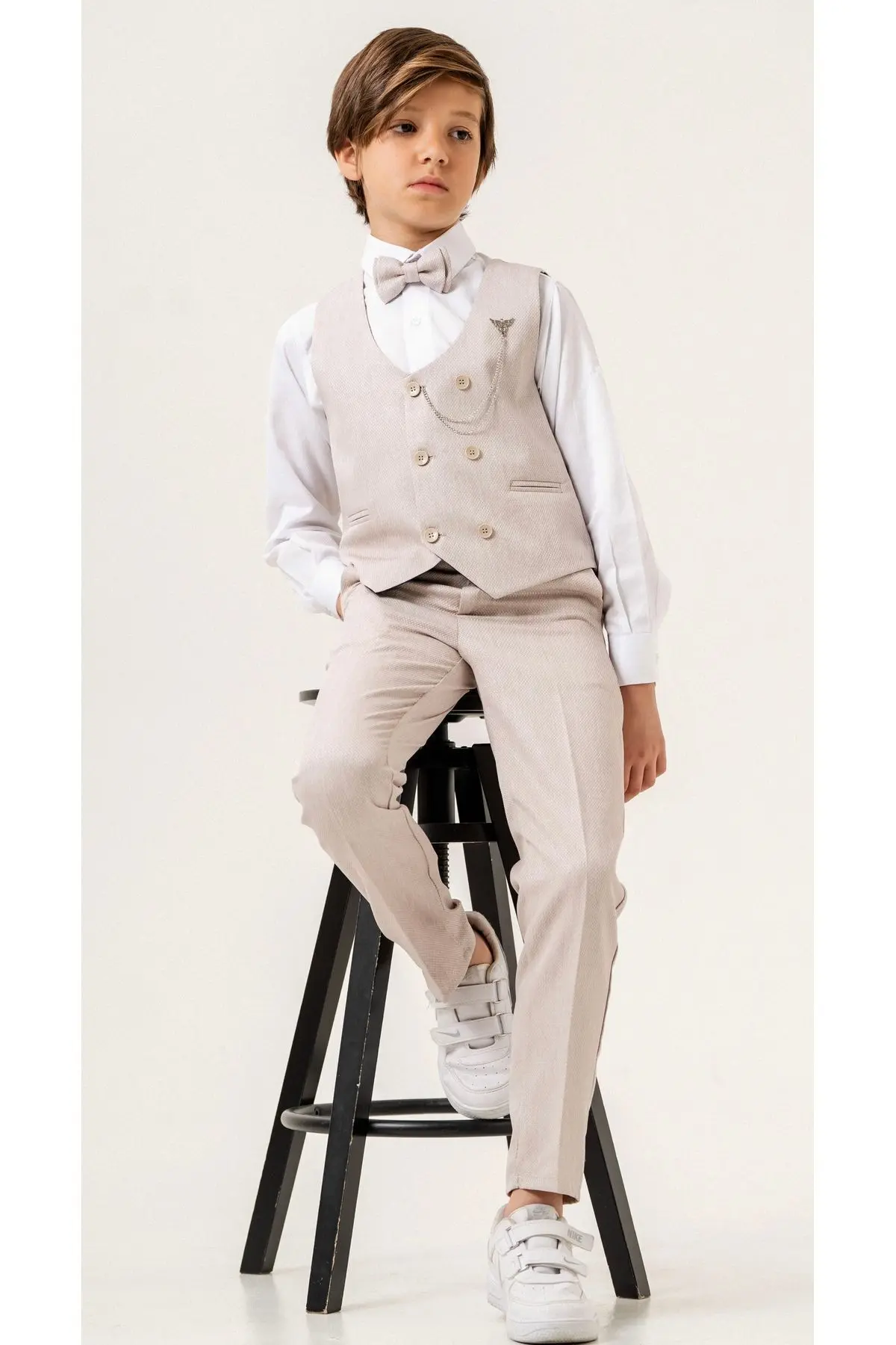 carino's kids Planet Yelekli Erkek Çocuk Takım Elbise