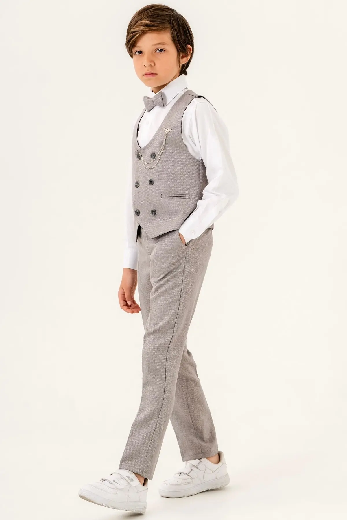 carino's kids Planet Yelekli Erkek Çocuk Takım Elbise