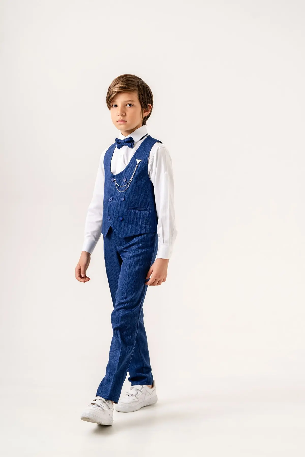 Planet Yelekli Erkek Çocuk Takım Elbise