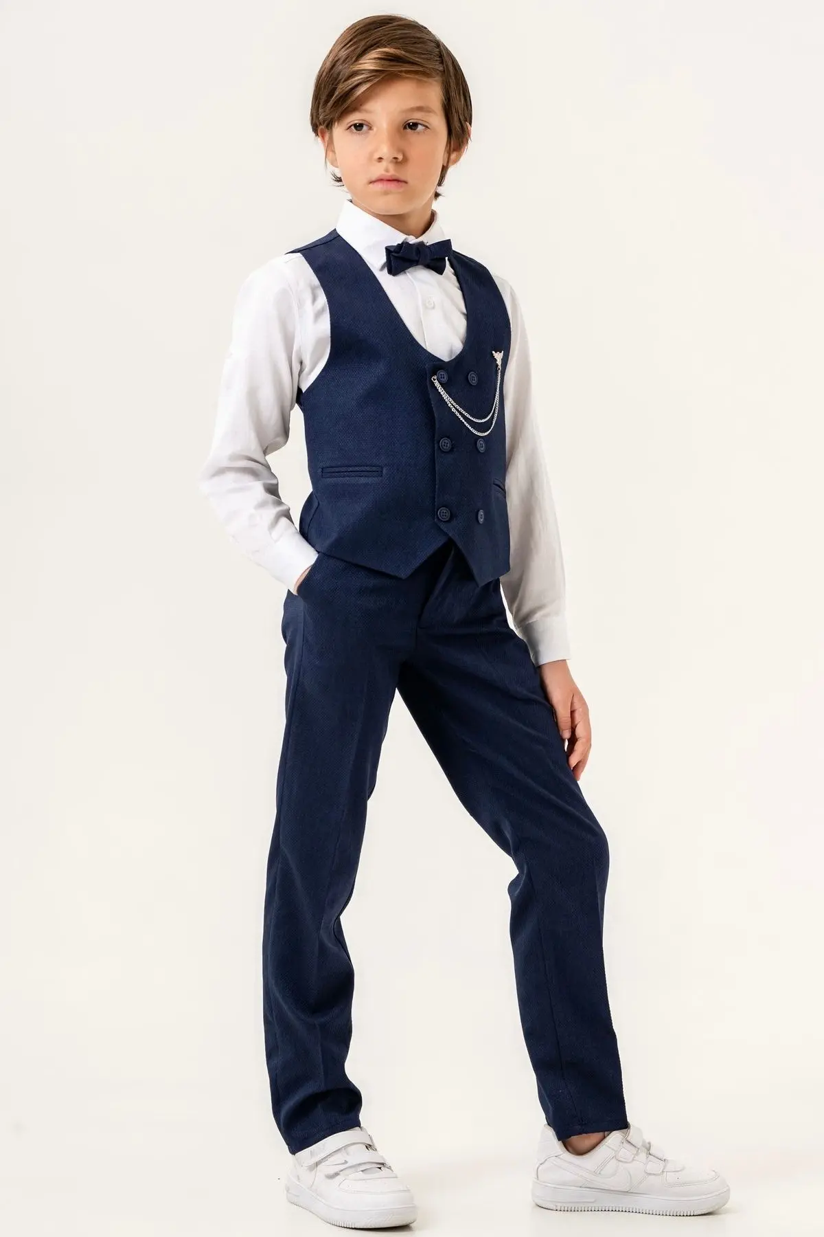 carino's kids Planet Yelekli Erkek Çocuk Takım Elbise