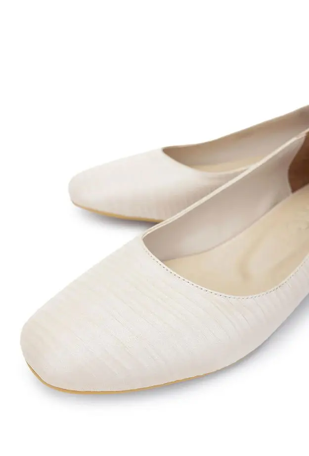 Tamer Tanca Kadın Hakiki Deri Bej Babet Ayakkabı