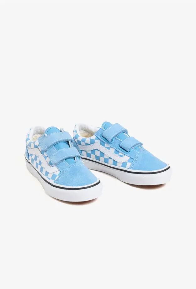 Vans Old Skool V Çocuk Mavi Sneaker