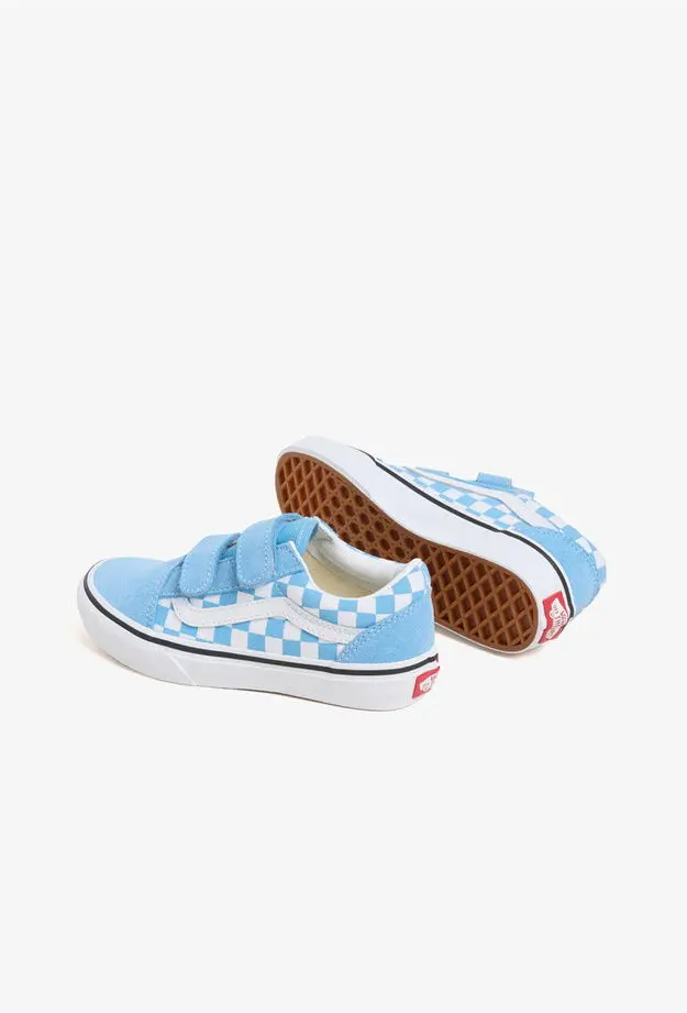 Vans Old Skool V Çocuk Mavi Sneaker