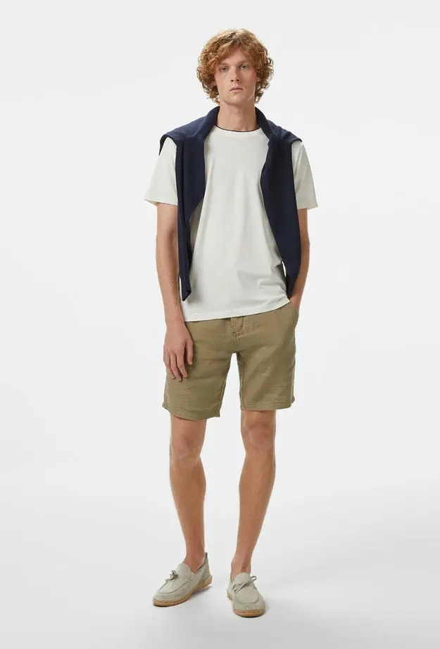 Nautica Erkek Ekru T-Shirt