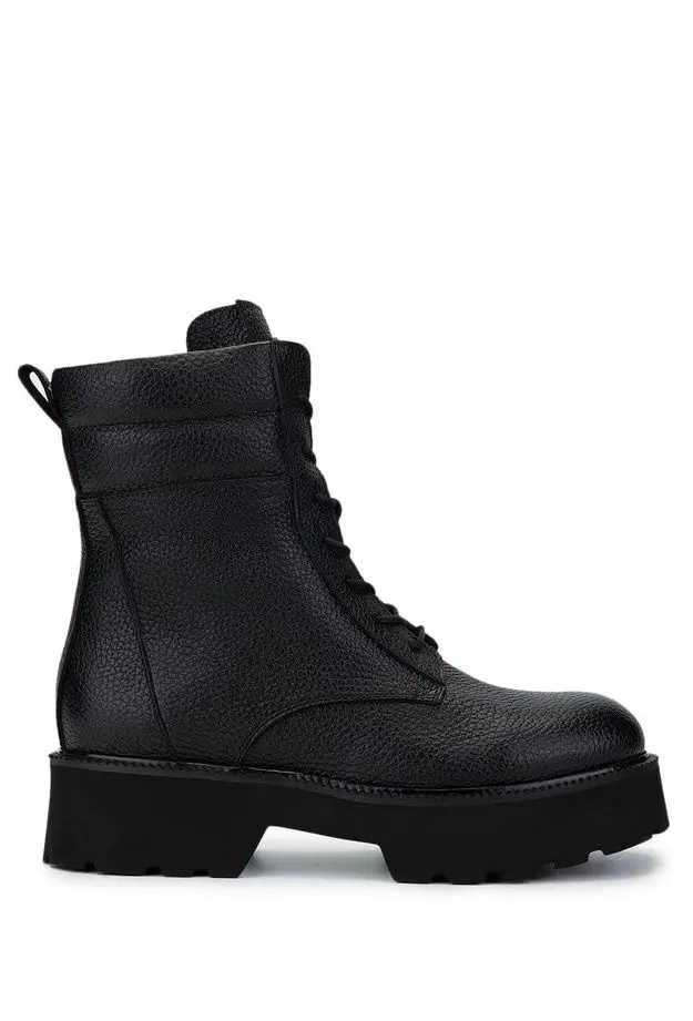 Tamer Tanca Tamer Tanca Kadın Hakiki Deri Siyah Floter Casual Bot
