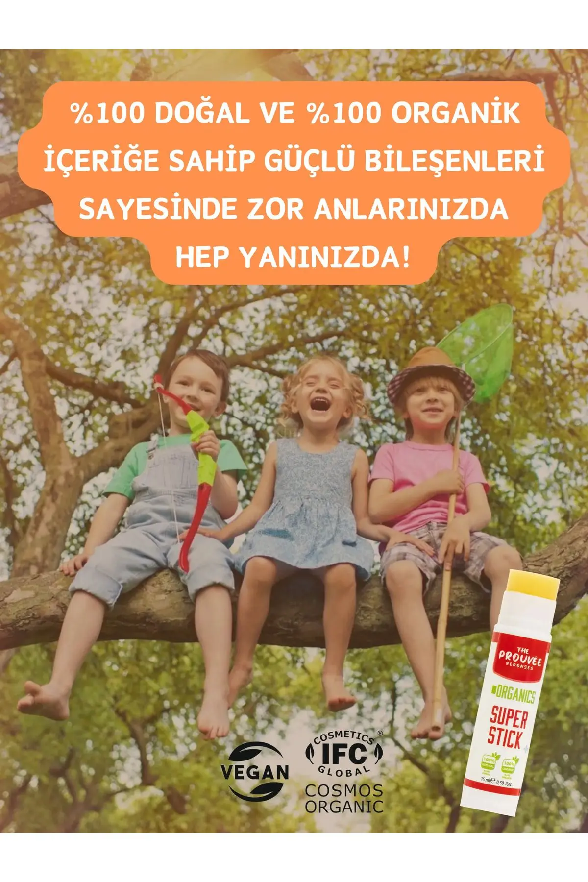 %100 Organik Süper Stick 15ml