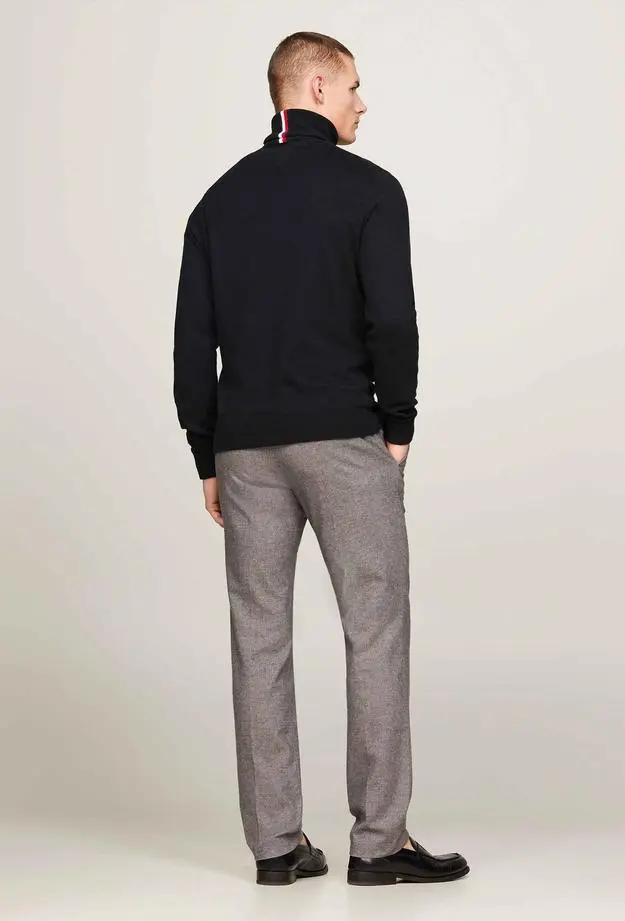 Tommy Hilfiger Erkek Siyah Triko
