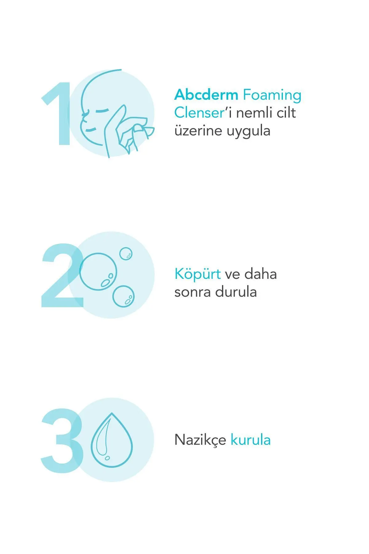 ABCDerm Bebek ve Çocuk Yüz, Saç, Vücut Şampuanı 1 Lt Normal ve Kuru Ciltler, Dermatolojik Tuzsuz