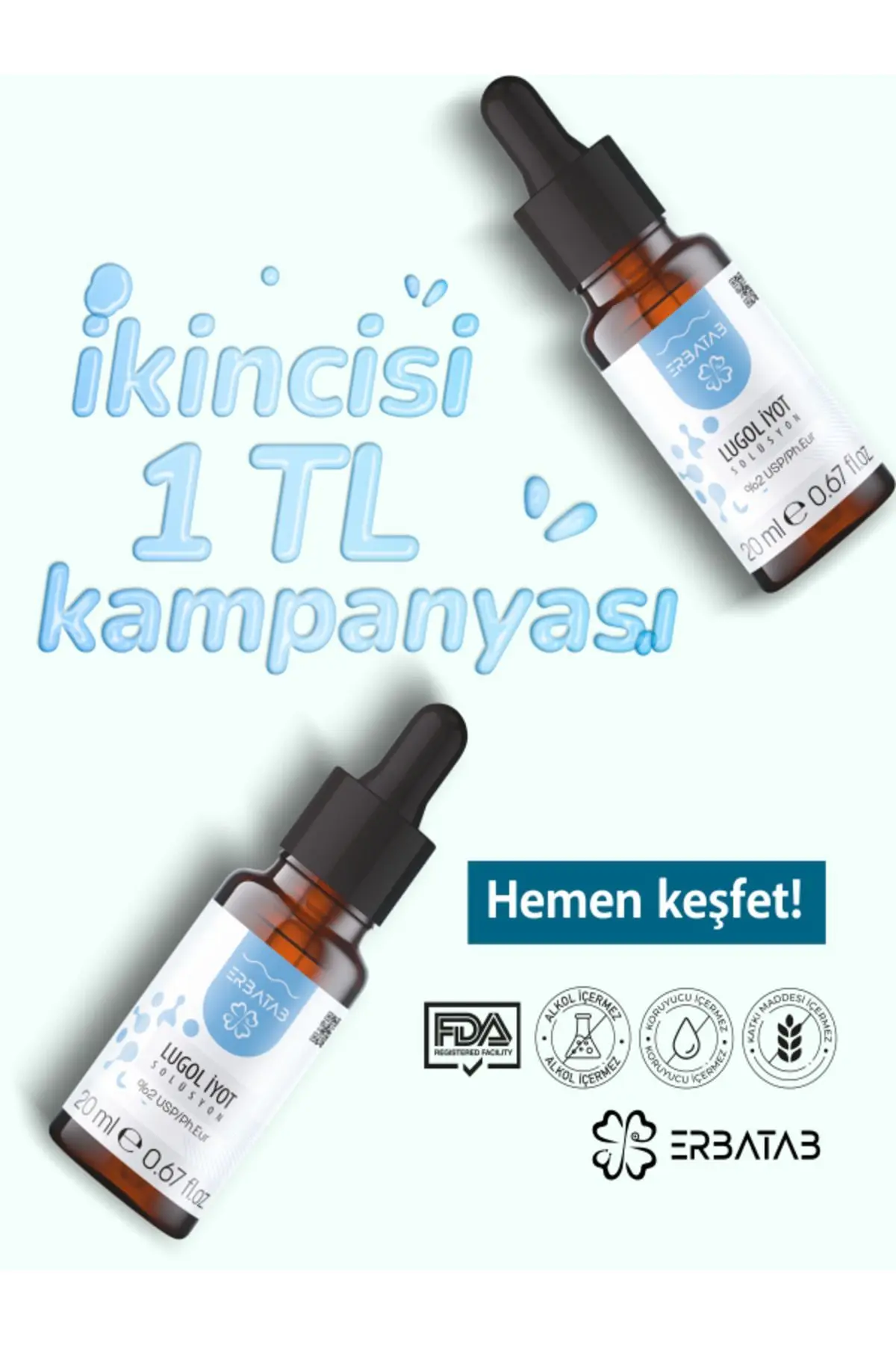 Erbatab Lugol Iyot %2 20 ml