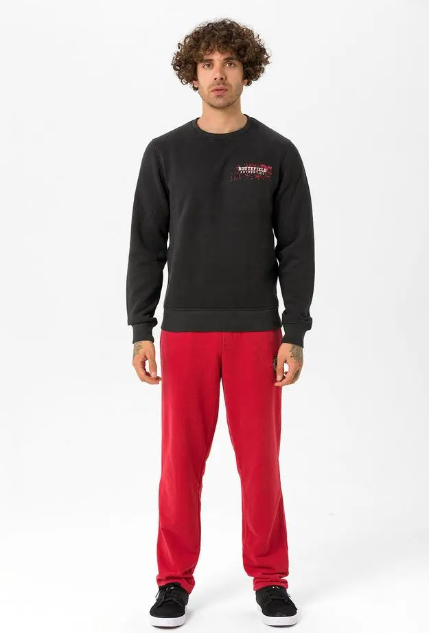 Routefield Hide Erkek Siyah Sweatshirt