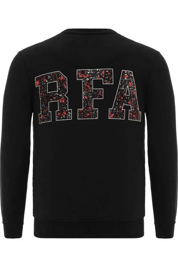 Routefield Hide Erkek Siyah Sweatshirt