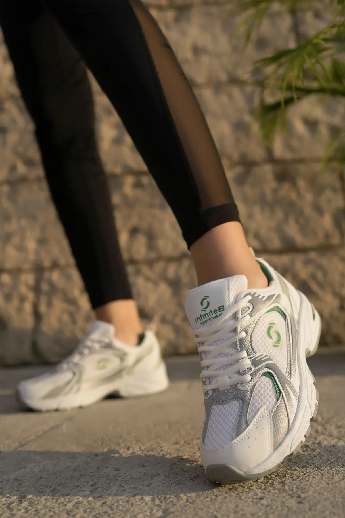 Yeşil Kadın Günlük Spor Ayakkabı