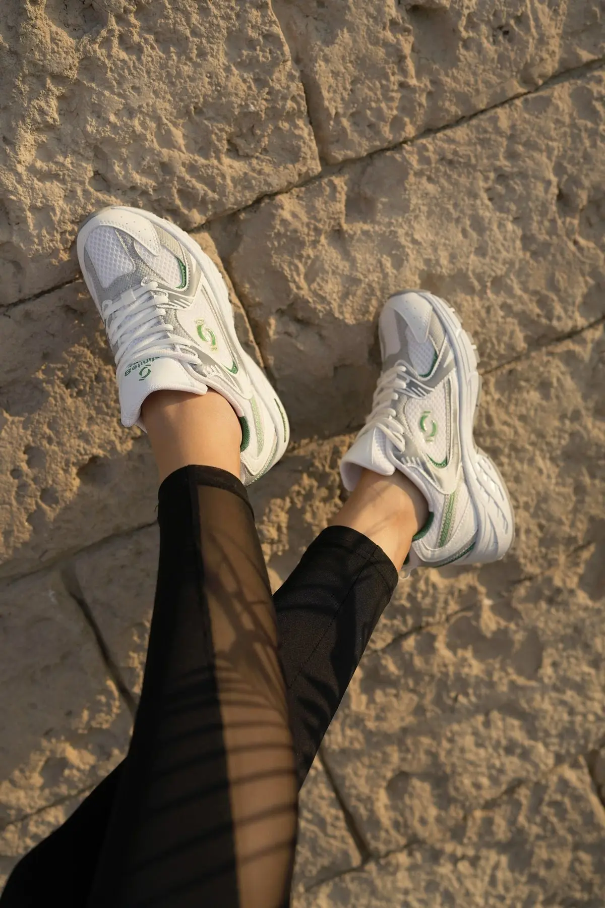 Yeşil Kadın Günlük Spor Ayakkabı