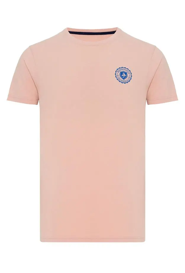 Routefield Routefield Timothy Erkek Pembe Tişört