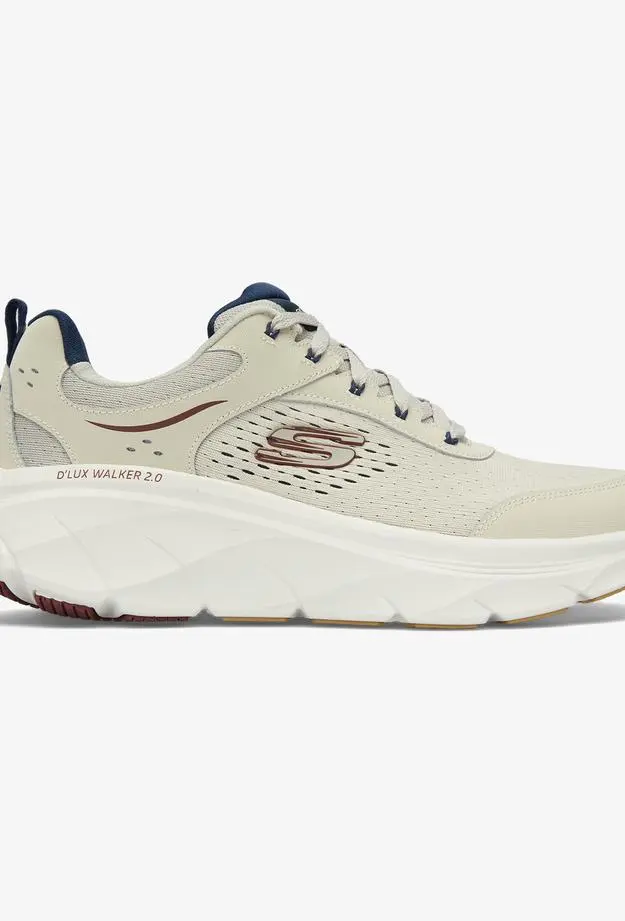 Skechers D'Lux Walker 2.0 Durven Erkek Krem Spor Ayakkabı