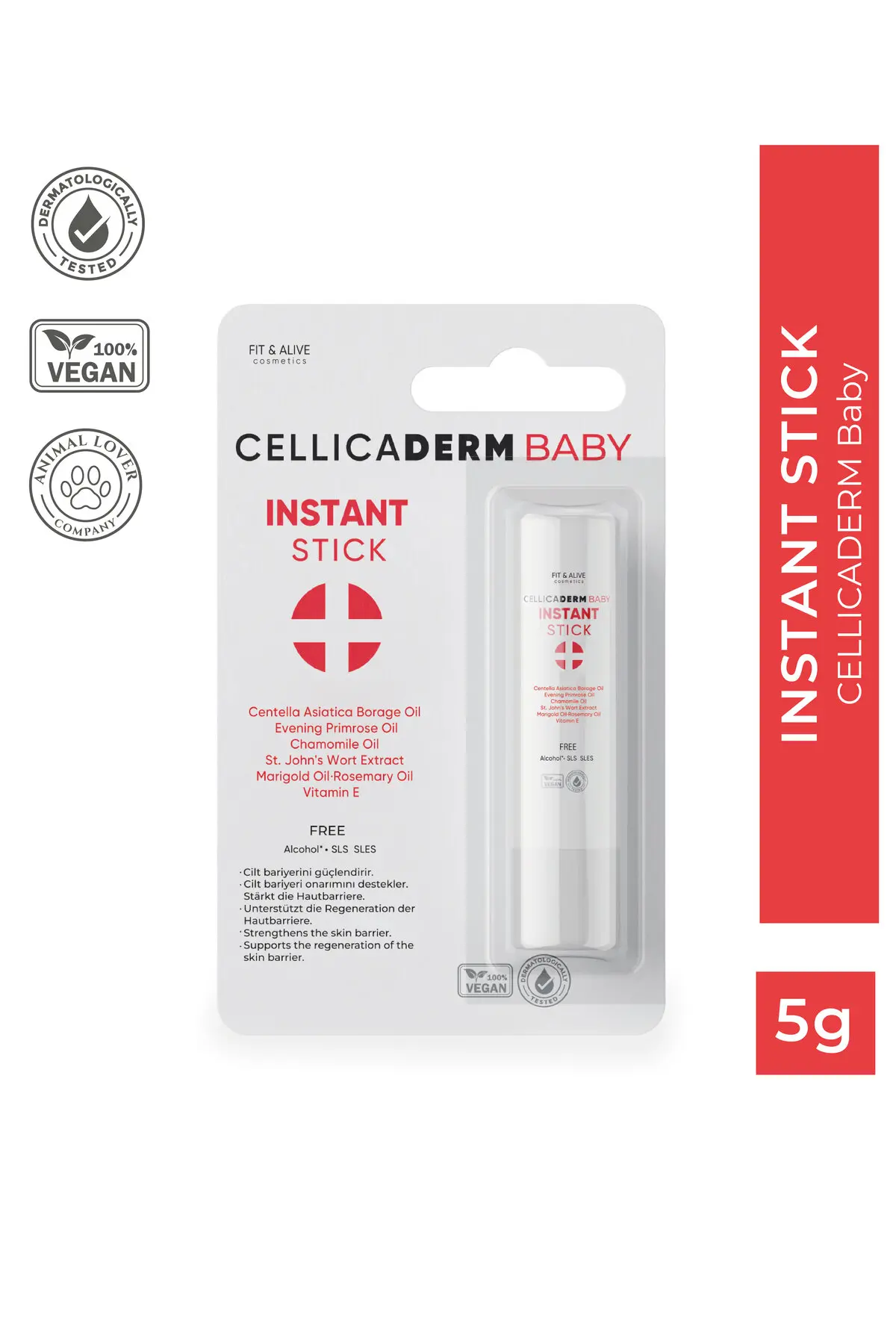 Fitalive Cellicaderm Baby Instant Stick - Doğal Stick