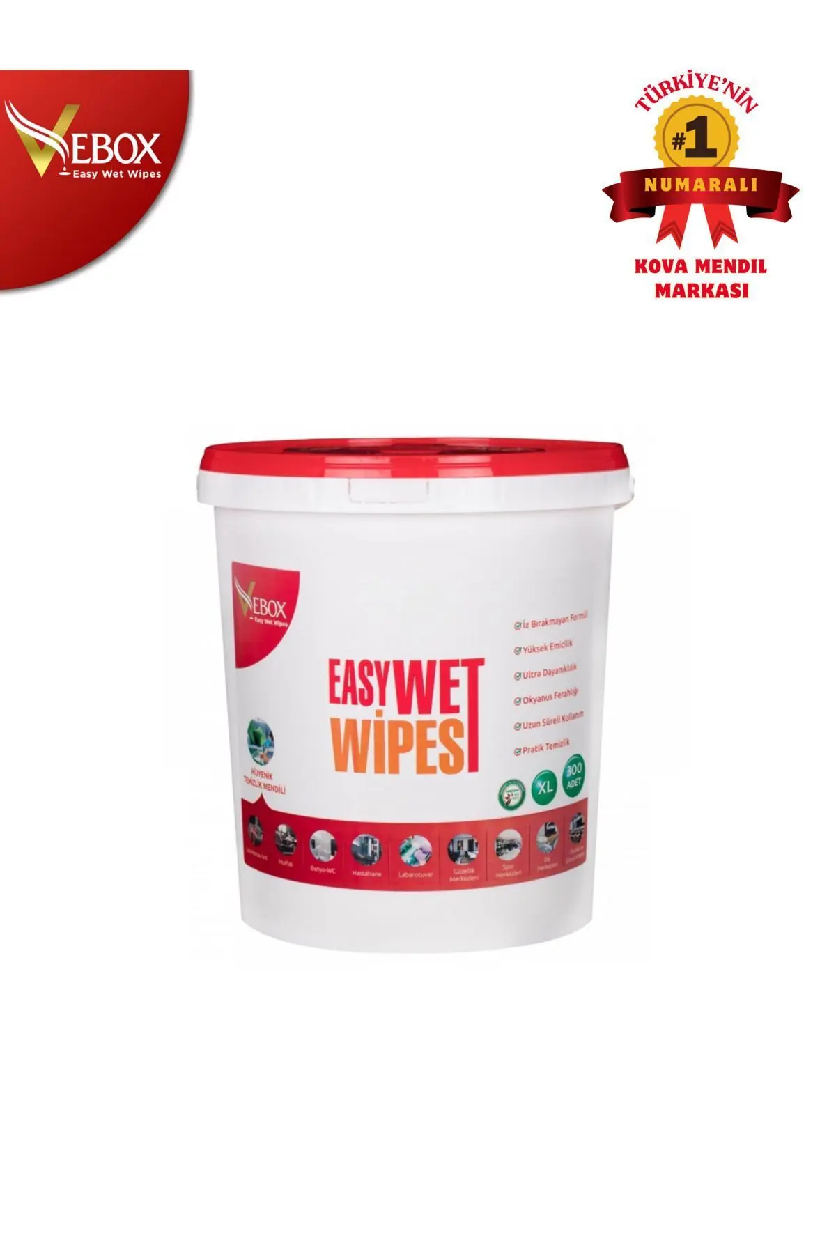 Easy Wet Wipes Islak Kova Mendil 300 Yaprak