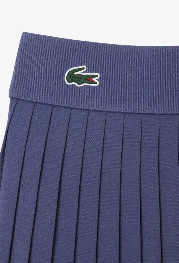 Lacoste Kadın Pileli Lacivert Etek