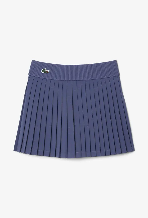 Lacoste Kadın Pileli Lacivert Etek