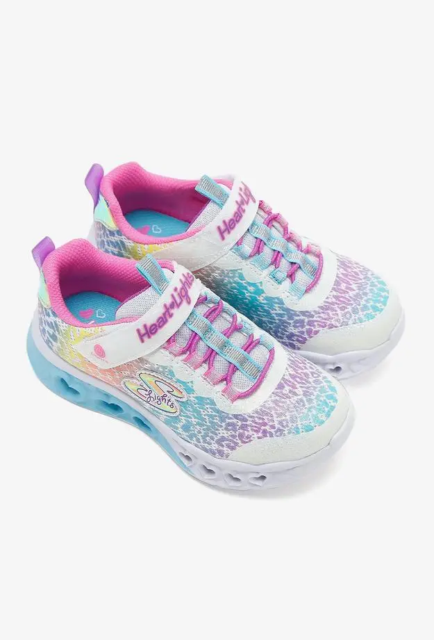 Skechers Flutter Heart Lights-Loves Wi Çocuk Beyaz Spor Ayakkabı