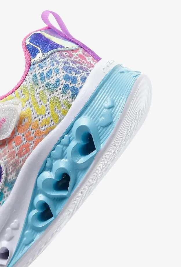 Skechers Flutter Heart Lights-Loves Wi Çocuk Beyaz Spor Ayakkabı